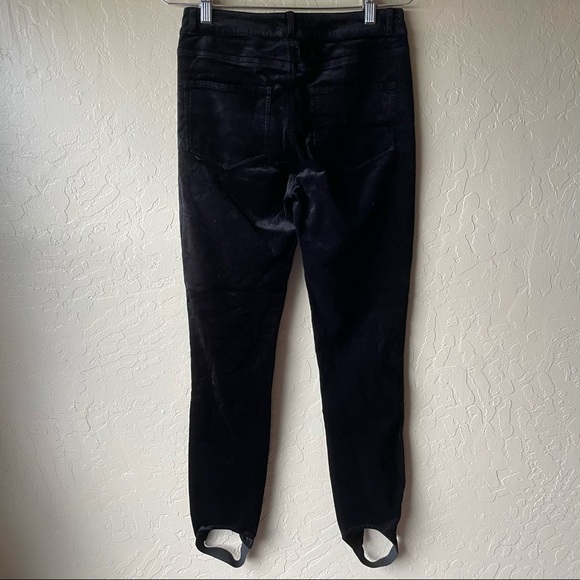 Paige High Rise Velvet Stirrup Jeans - Picture 5 of 11